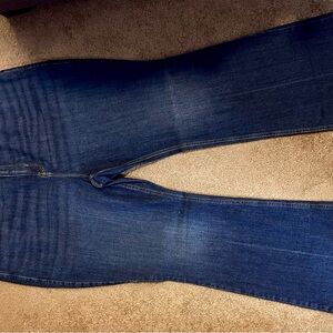 Old Navy Women's Dark Blue Flare Jeans
